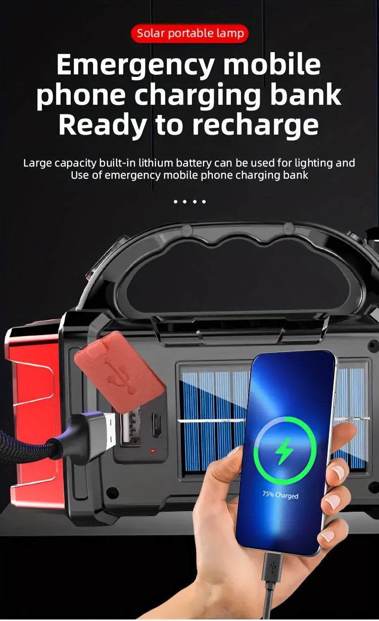 Multifunctional LED Solar Camping Lantern