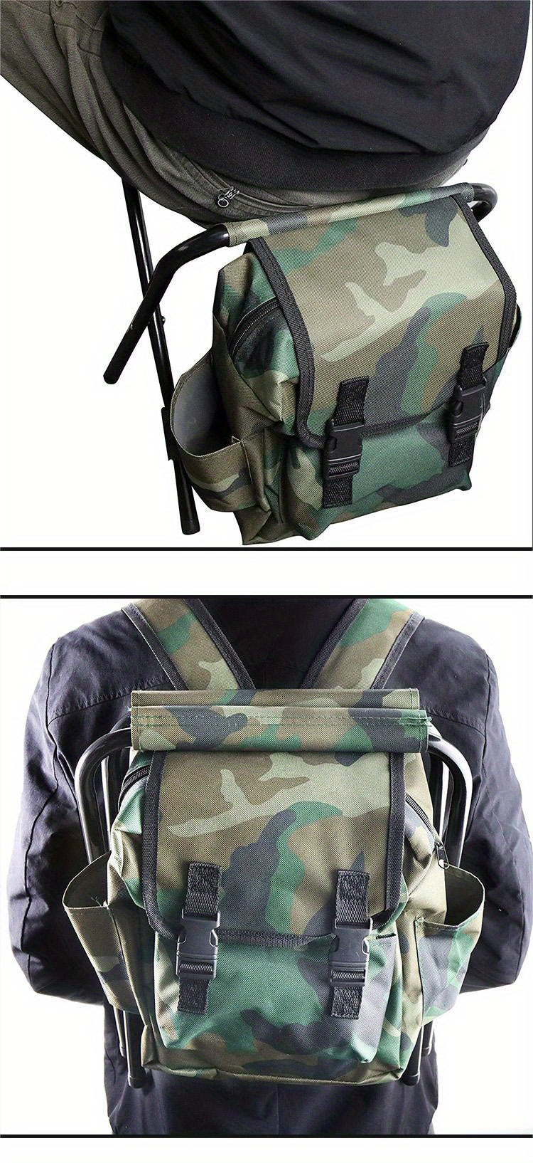 Folding Camping Chair with Backpacking Bag