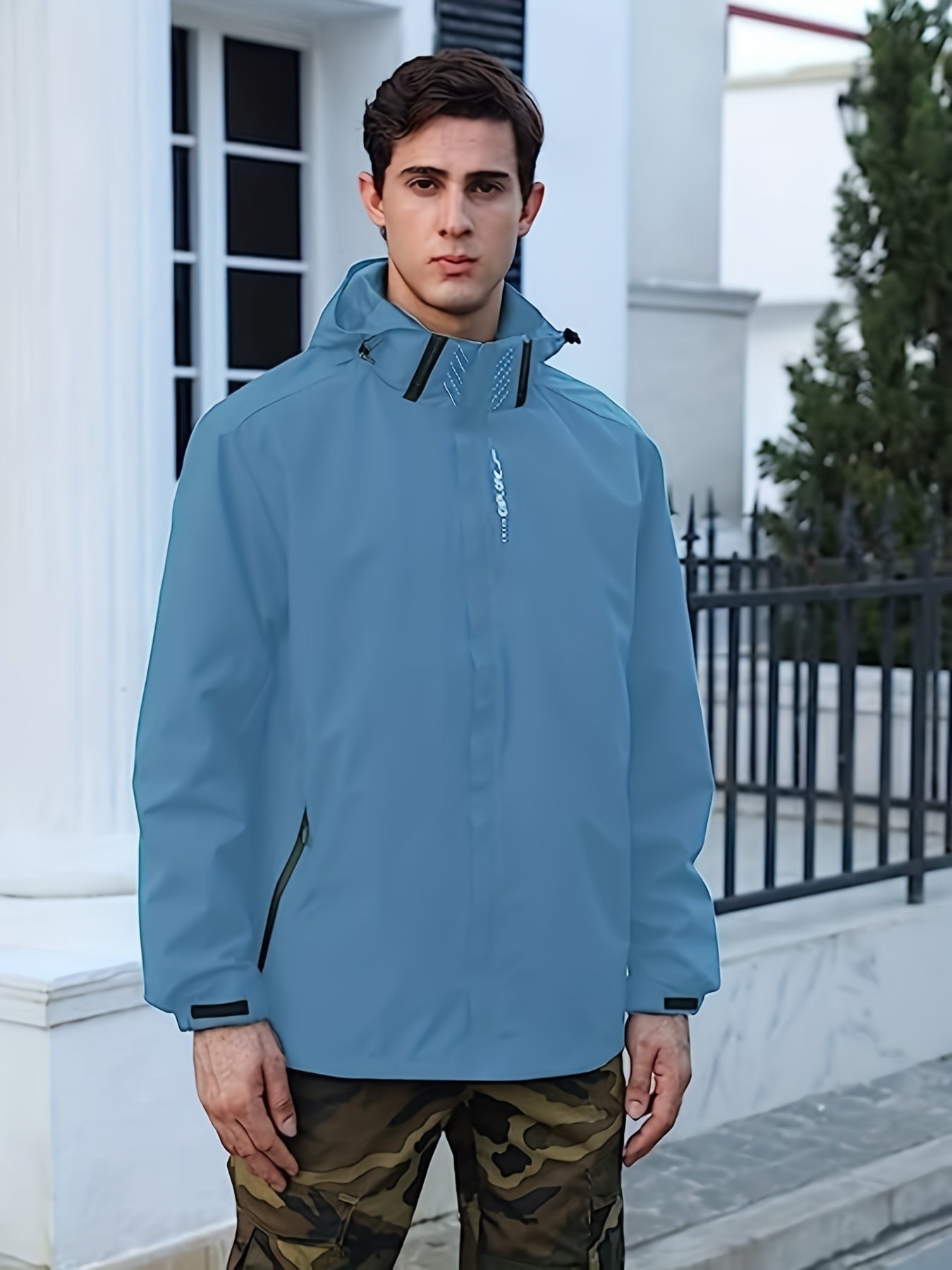 Men's Lightweight Waterproof Rain Jacket