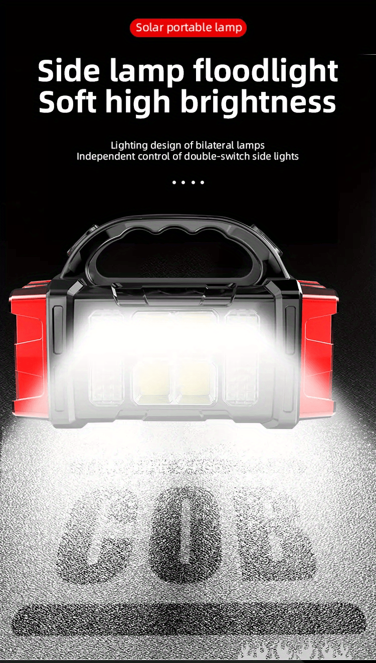 Multifunctional LED Solar Camping Lantern