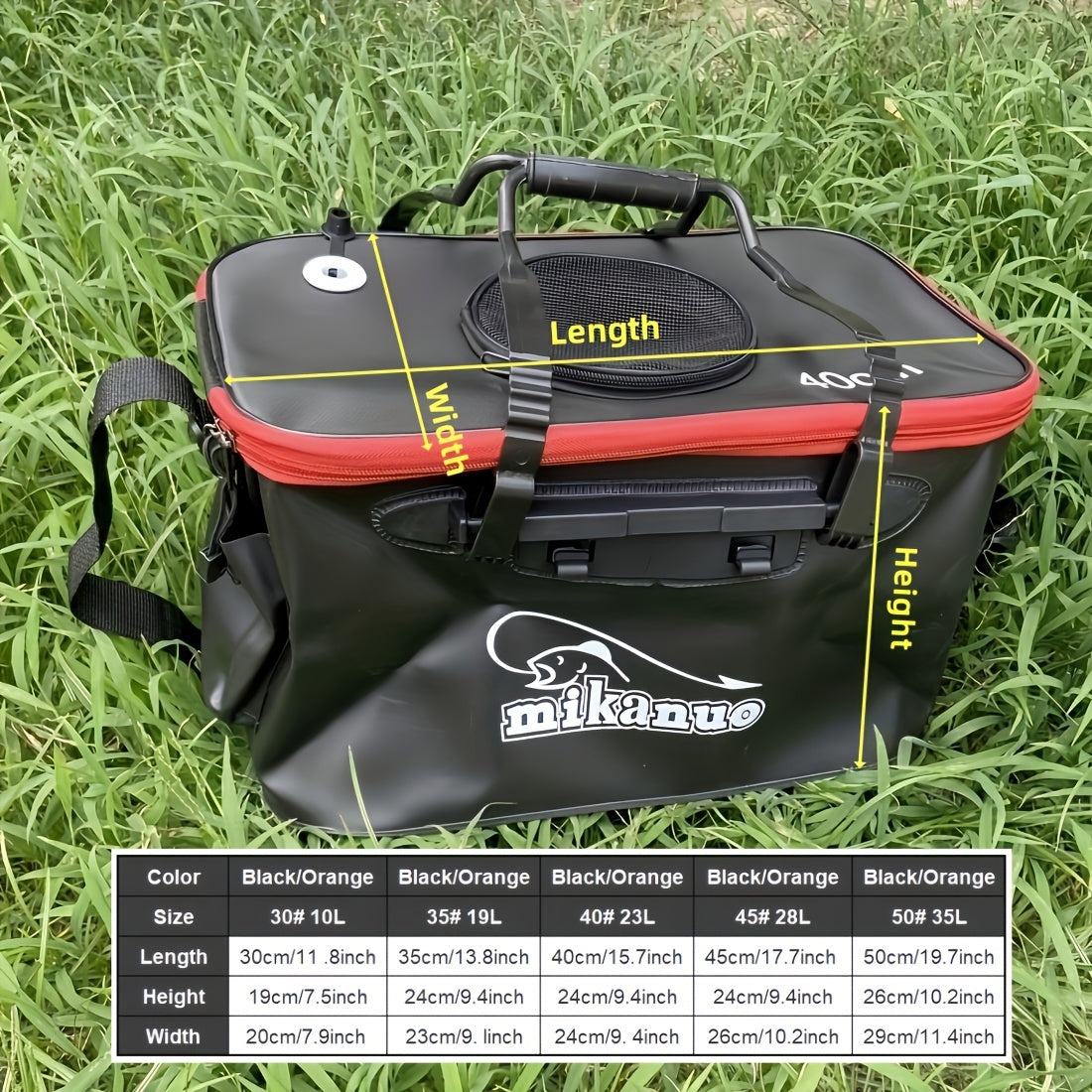 Portable EVA Fishing Bag – Large Capacity Collapsible Live Fish & Water Storage Container