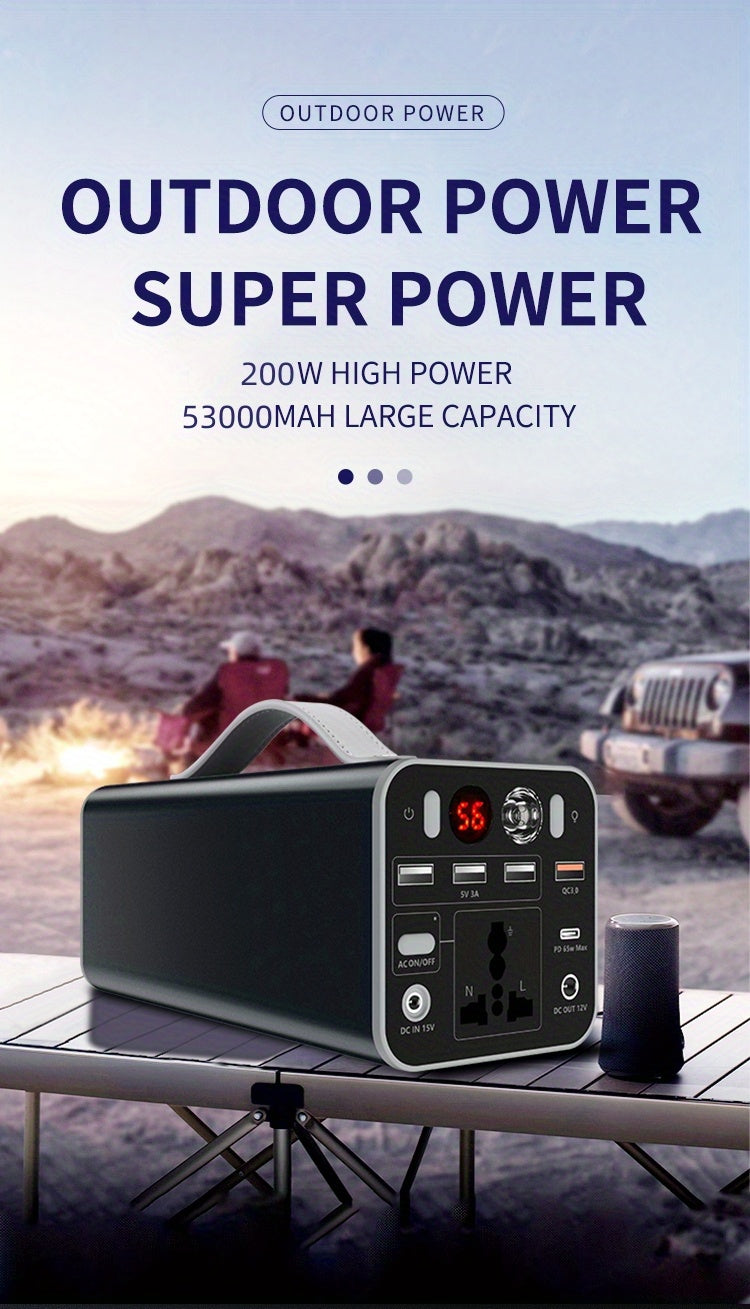 Portable Power Station – Reliable Energy for Outdoor Adventures