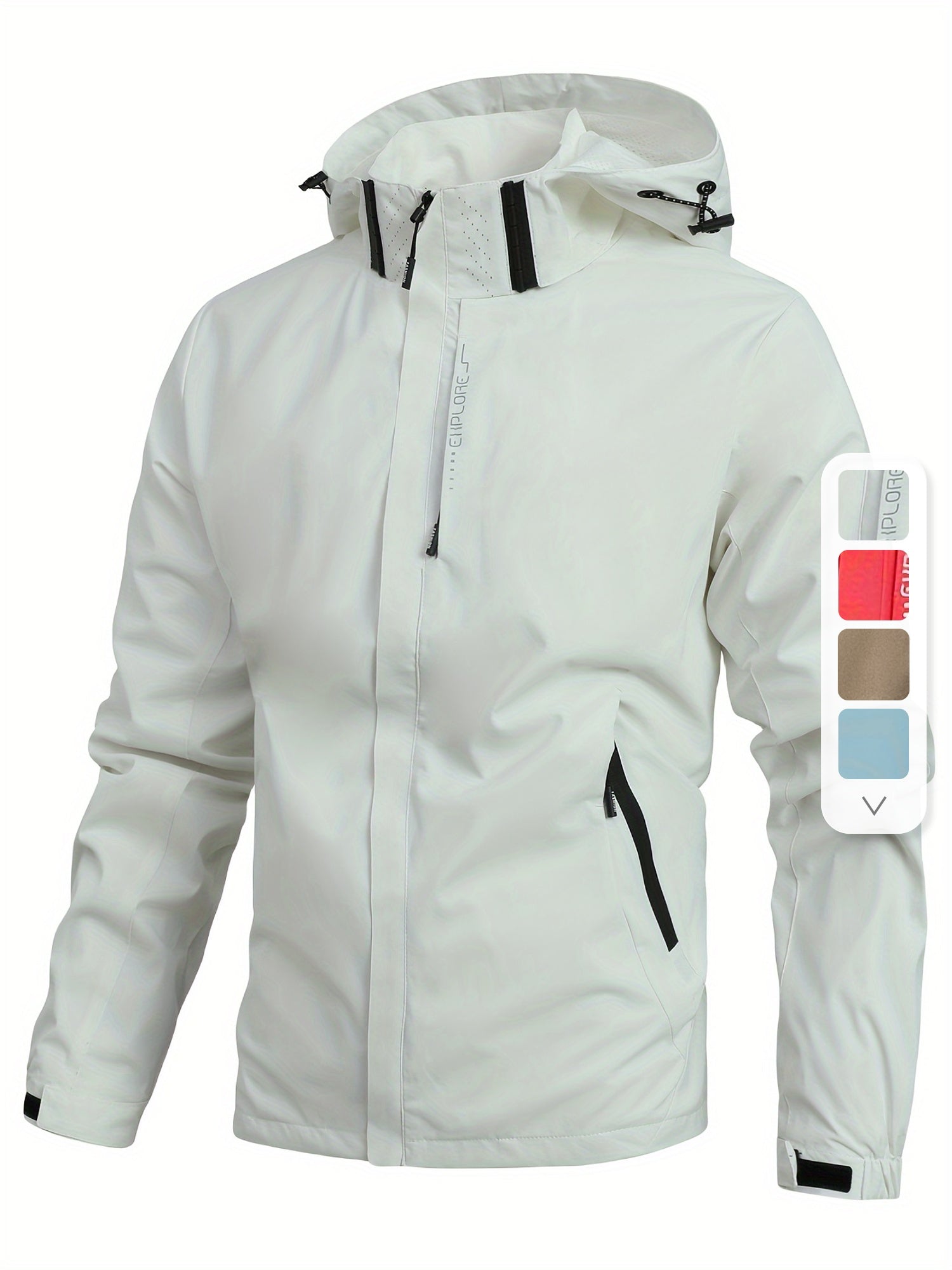 Men's Lightweight Waterproof Rain Jacket
