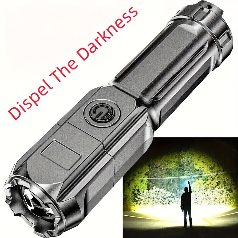 Tactical Zoomable Flashlight – Compact Power for Every Adventure