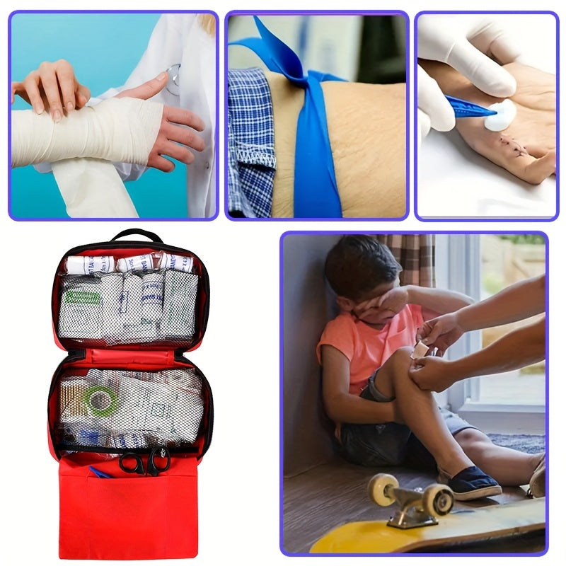 Portable First Aid Kit – Outdoor Emergency Medical Bag