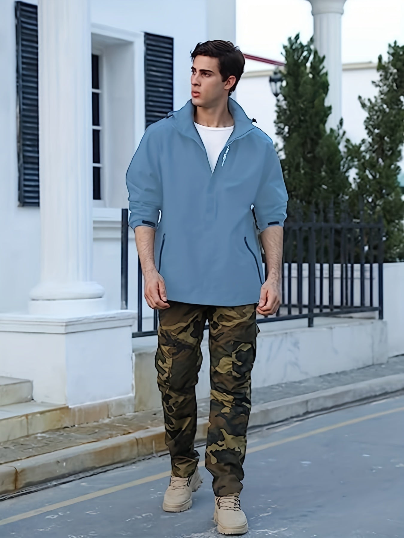 Men's Lightweight Waterproof Rain Jacket