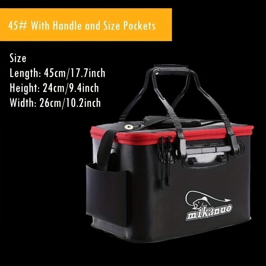 Portable EVA Fishing Bag – Large Capacity Collapsible Live Fish & Water Storage Container