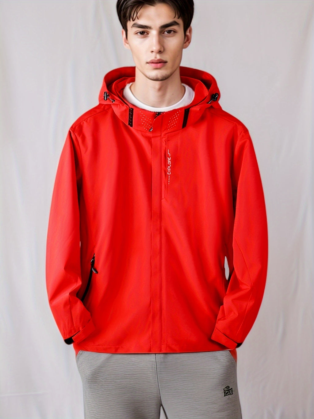 Men's Lightweight Waterproof Rain Jacket